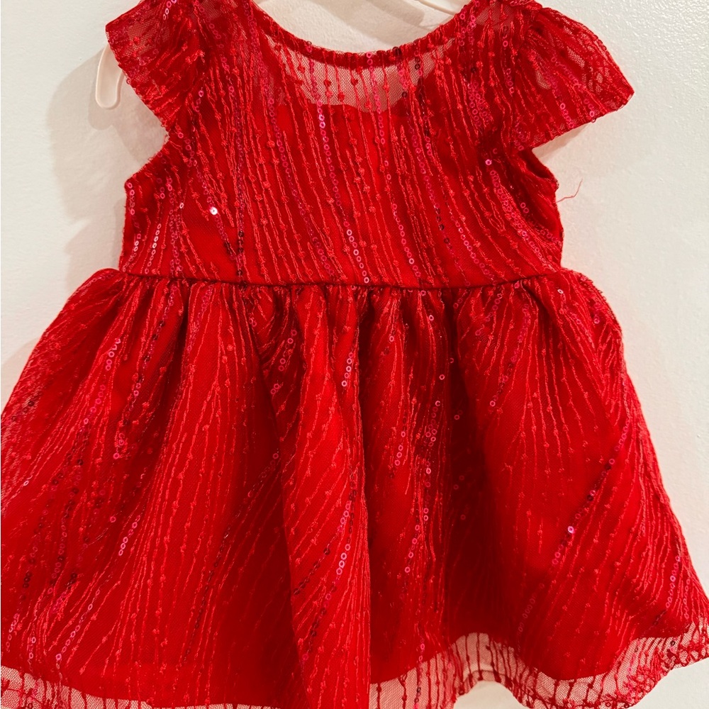 Red Sequin Dress